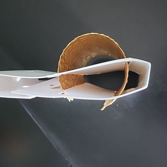 ZARA Textured Wide Metal Arm Cuff Bracelet - Picture 6 of 11